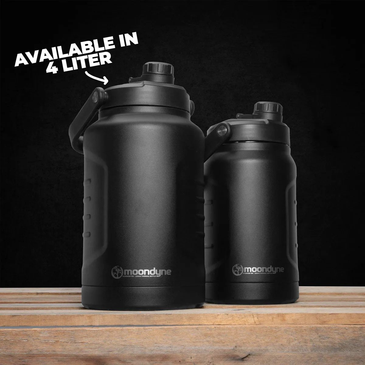 2.5L INSULATED BOTTLE - BLACK