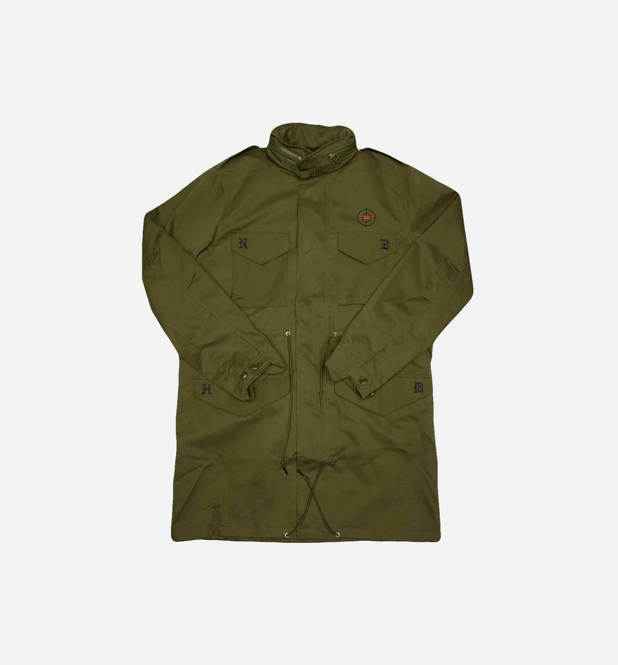 adidas X Neighborhood Collection M-65 Mens Jacket - Trace Olive/Black