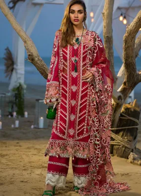 Alif By AJR Couture Embroidered Lawn Unstitched 3 Piece Suit - 07