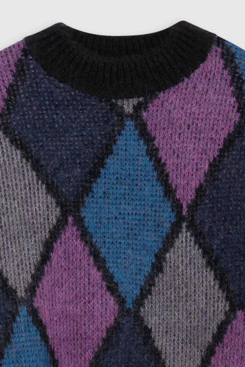 Anine Bing Sydney Crew Sweater in Multi