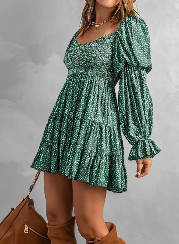 Baby Doll sexy ruffle Off Shoulder Mini Dress