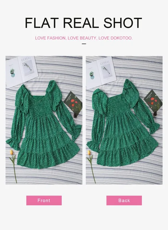 Baby Doll sexy ruffle Off Shoulder Mini Dress