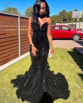 Black Prom Dress,Mermaid Prom Dress,Fashion Prom Dress      fg1725