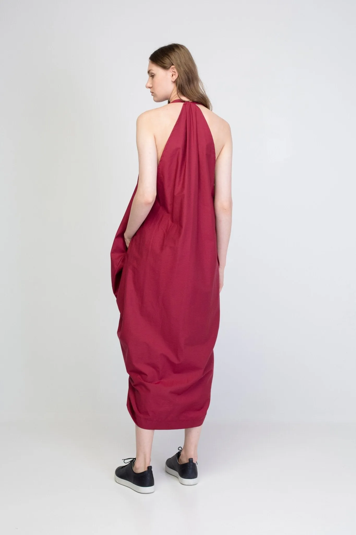 Bordo Balloon Dress