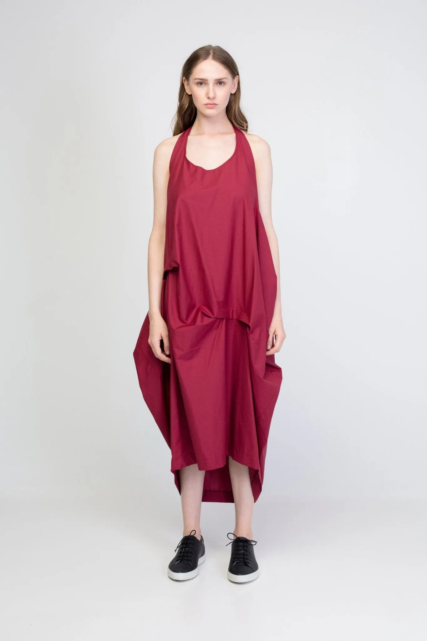 Bordo Balloon Dress