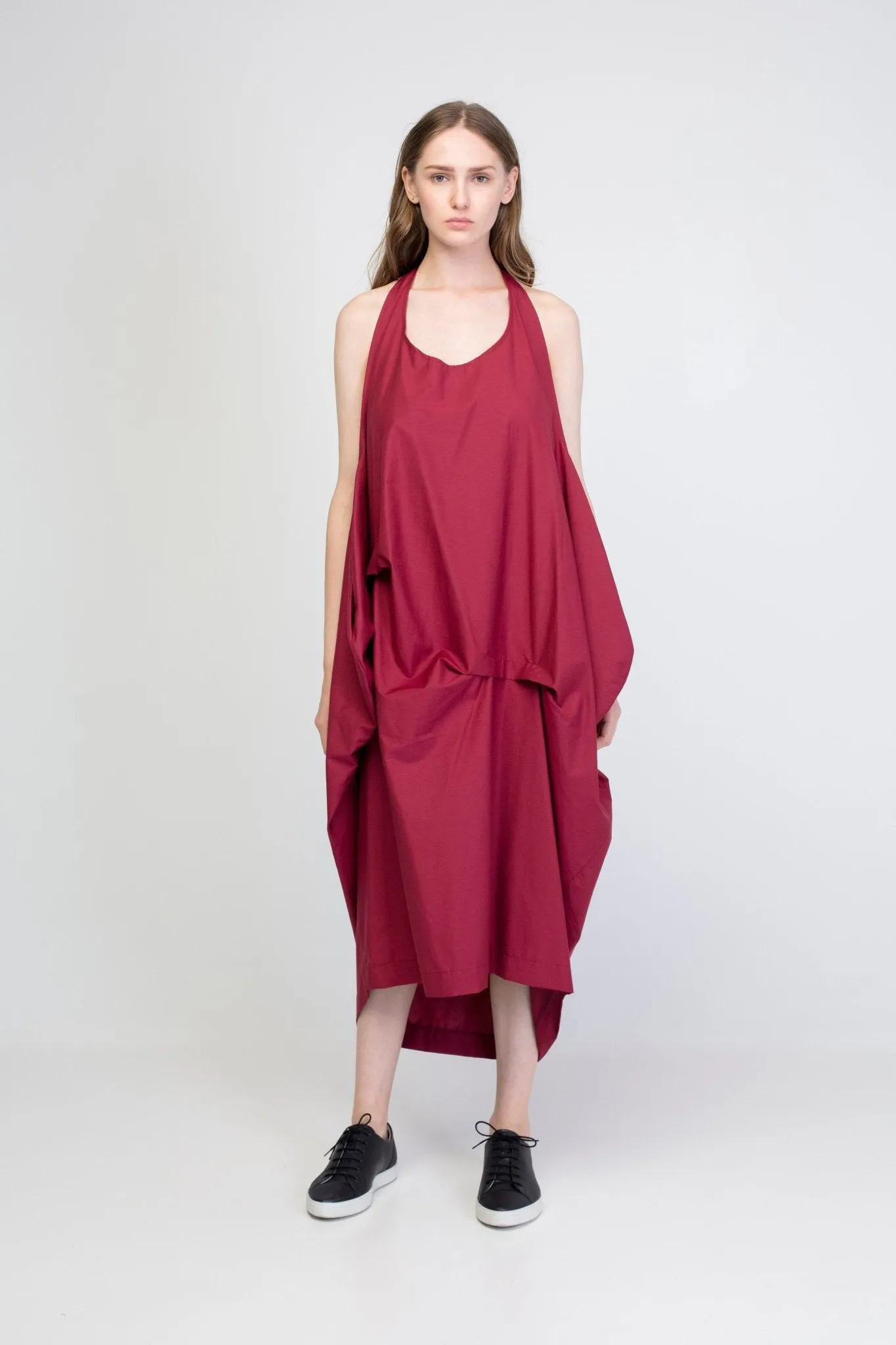 Bordo Balloon Dress