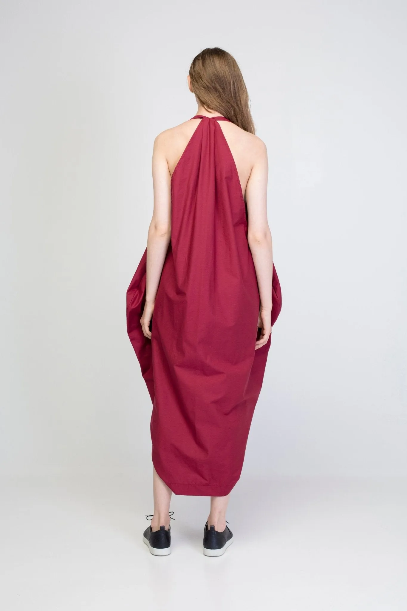 Bordo Balloon Dress