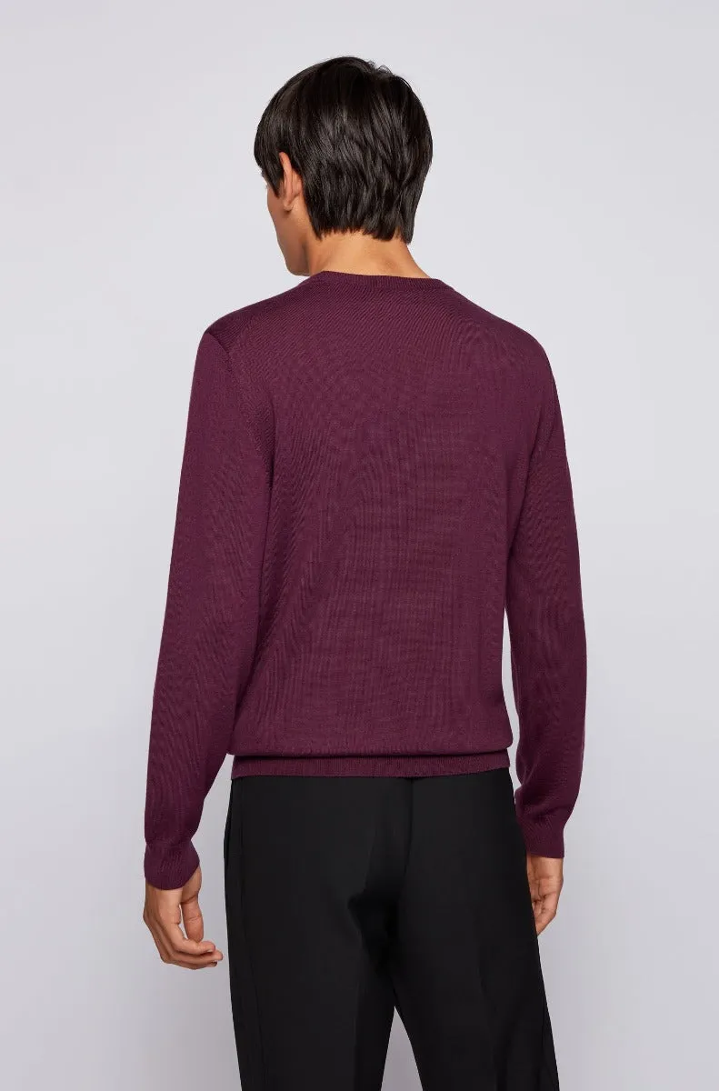 BOSS Baram-L Knitwear in Purple