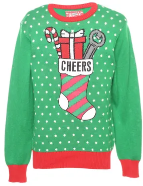 Cheers Christmas Jumper - S