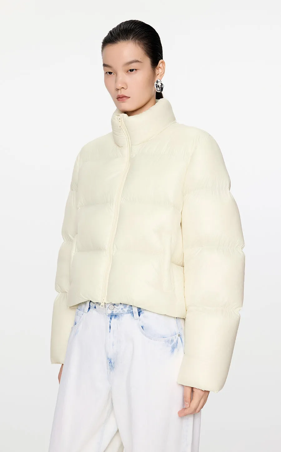 Coat / JNBY Relaxed Stand Collar Down Coat