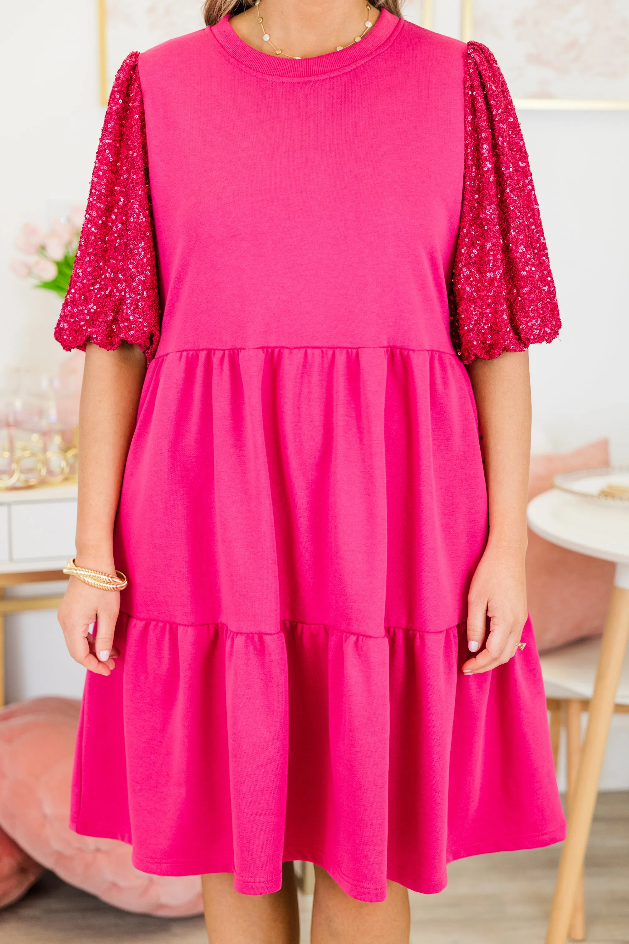 Easygoing Love Dress, Pink