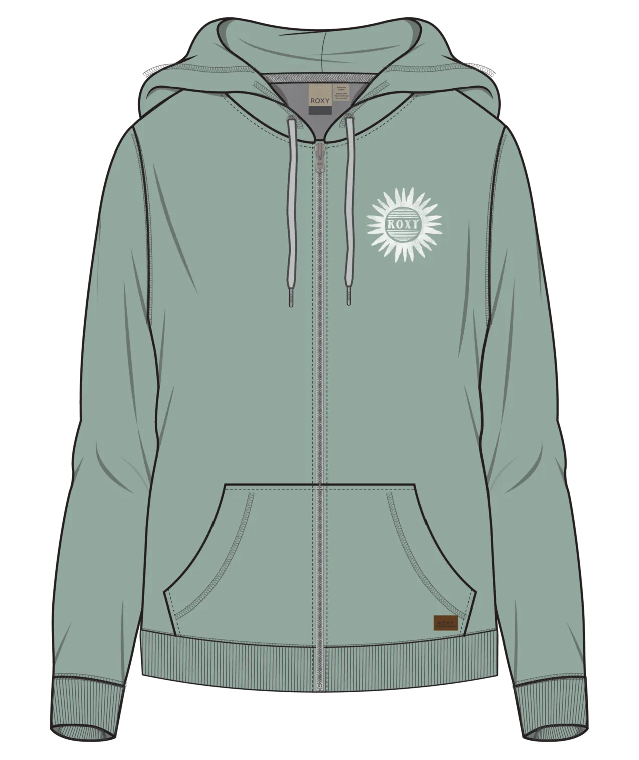 Evening Hike Zip Up Sweatshirt