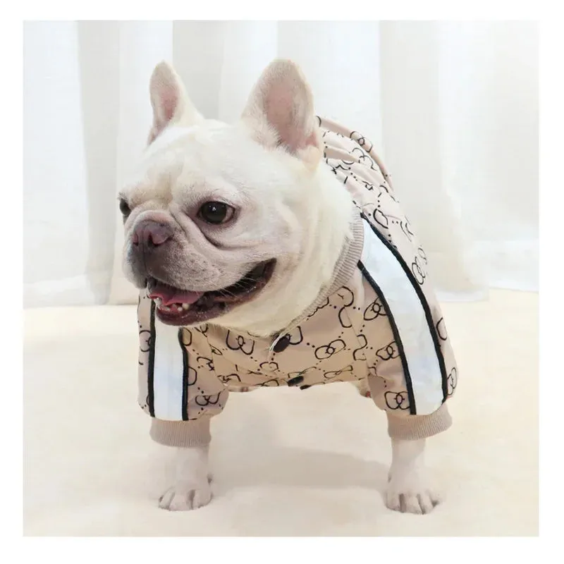 Frenchie Jacket Fall Winter Pet Clothes