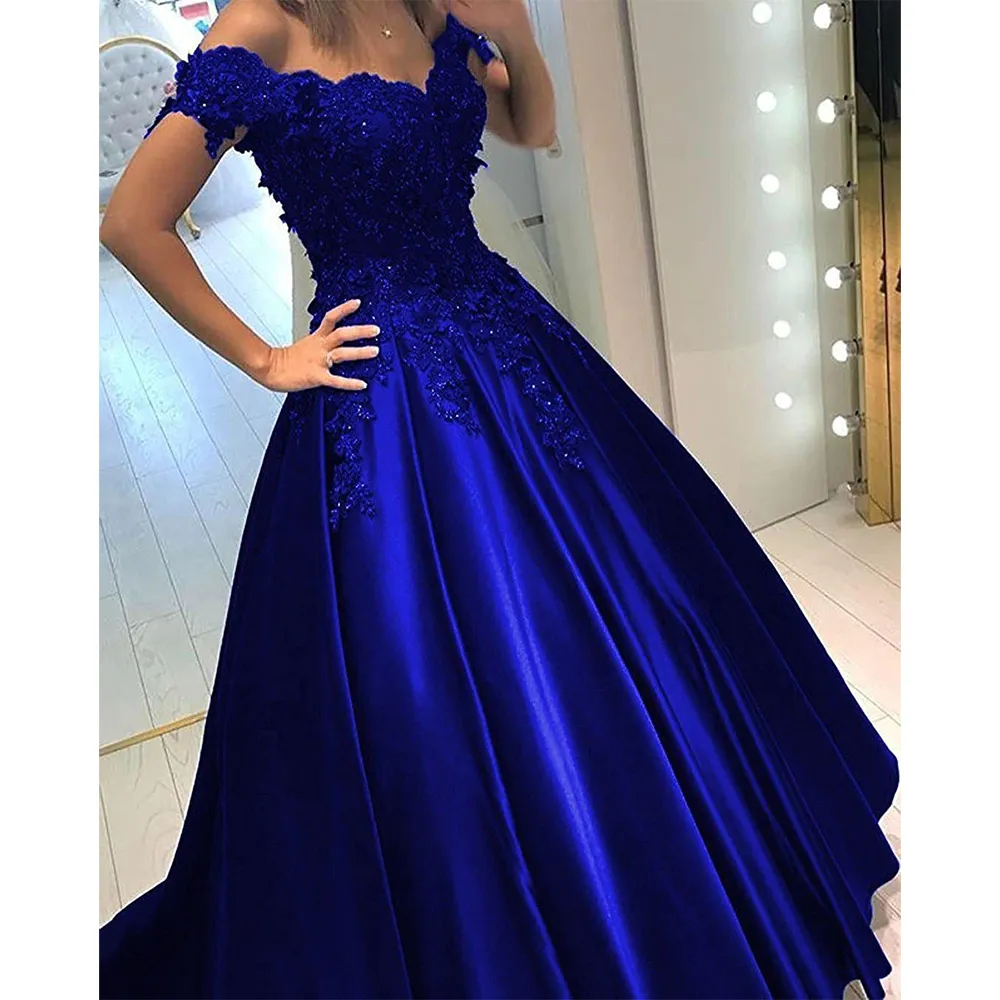 Funki Buys | Dresses | Women's Elegant Long Satin Ball Gown