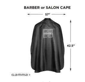 GAMMA  PROFESSIONAL CUTTING CAPE -BLACK