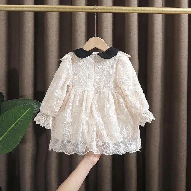 Girls Elegant Lace Dress