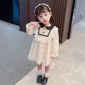 Girls Elegant Lace Dress