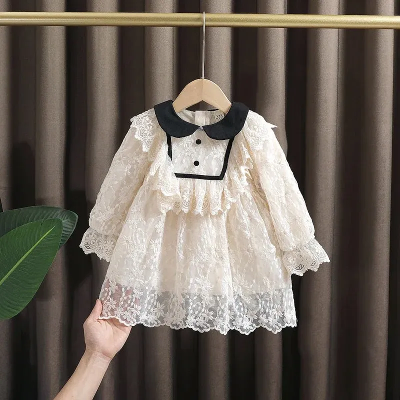 Girls Elegant Lace Dress