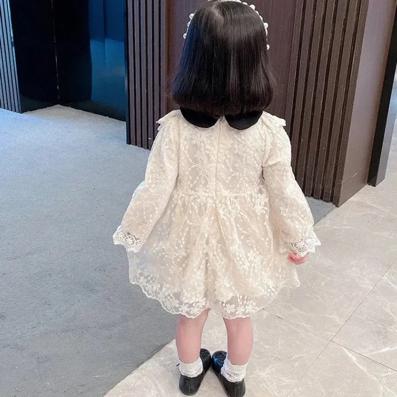 Girls Elegant Lace Dress