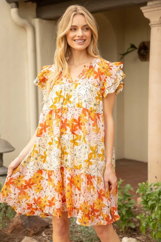 Grace and Hope Floral Dress - Multi