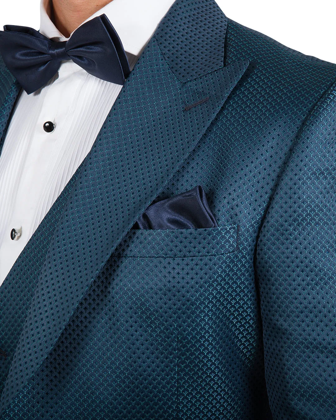 Green Geometric Evening Jacket