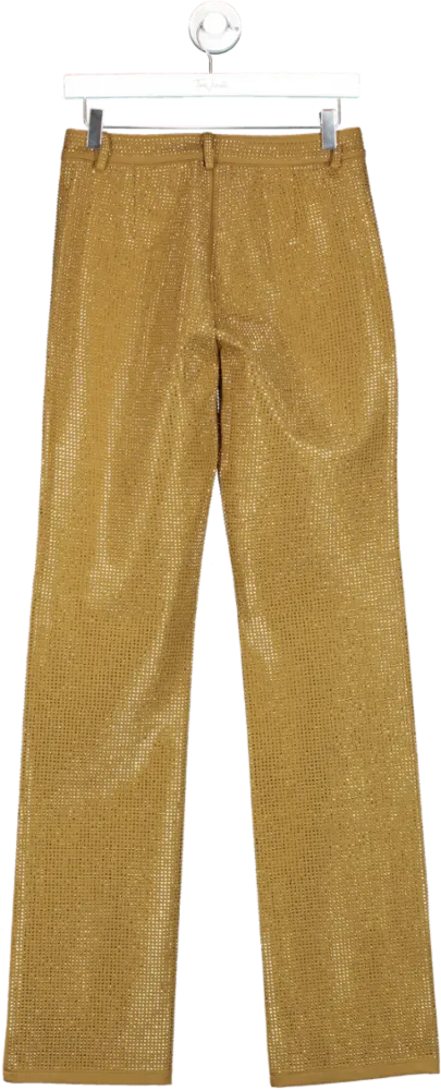 I.AM.GIA Gold Mariah Trousers UK M