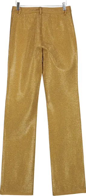 I.AM.GIA Gold Mariah Trousers UK M