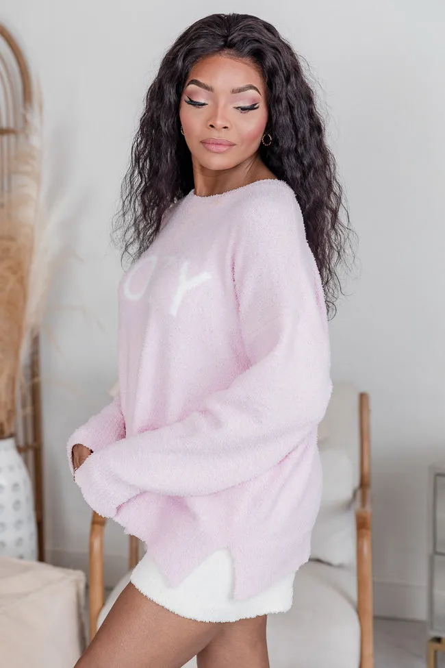 Incredibly Cozy Pink Fuzzy Sweater FINAL SALE