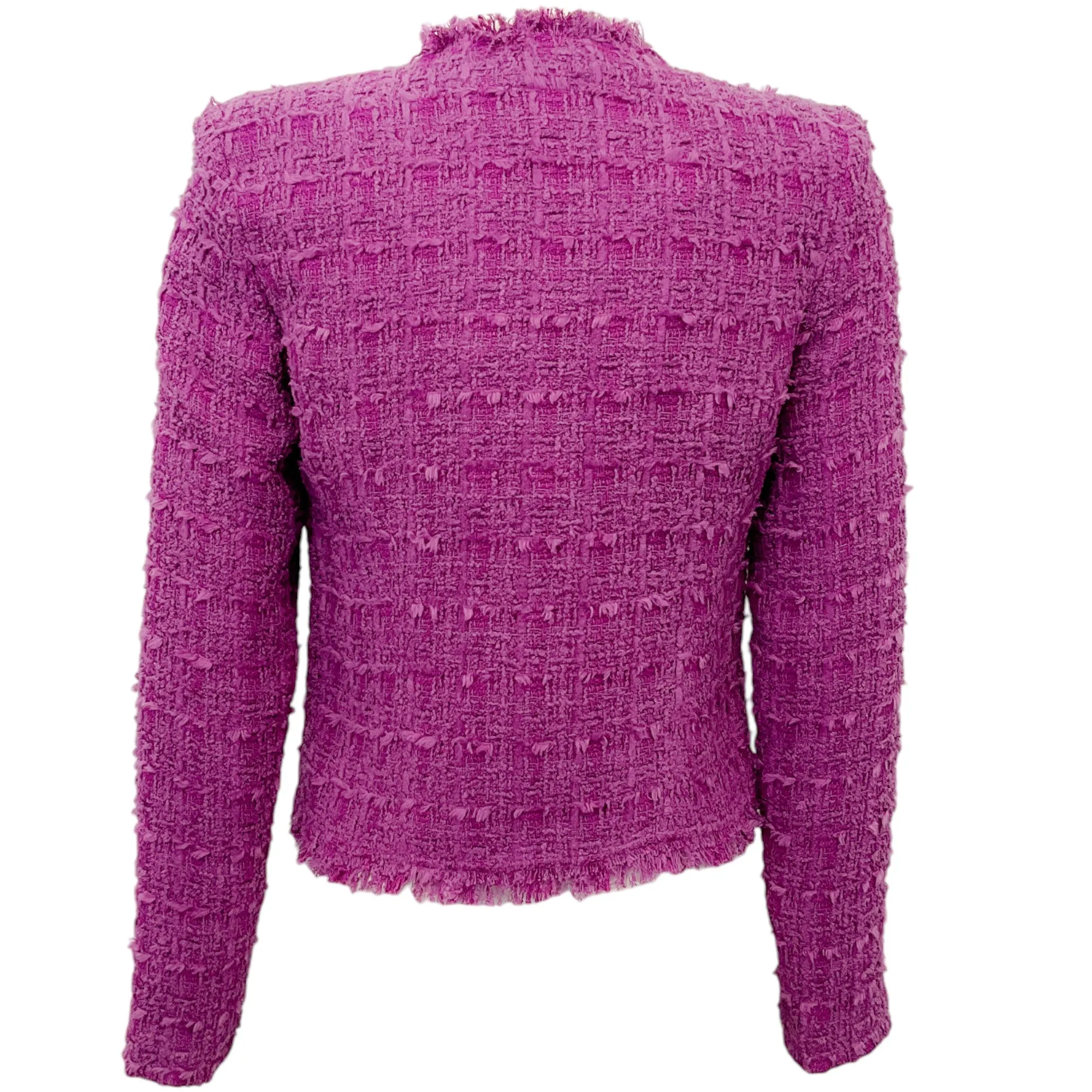 Iro Magenta Tweed Raceli Jacket