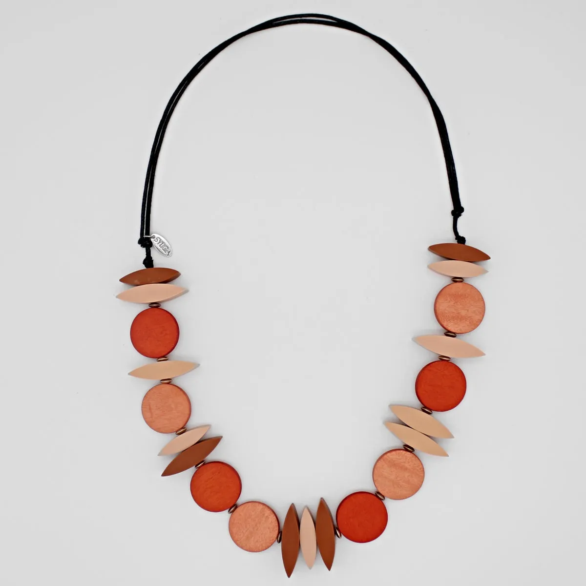 Isabel Shades of Orange Necklace