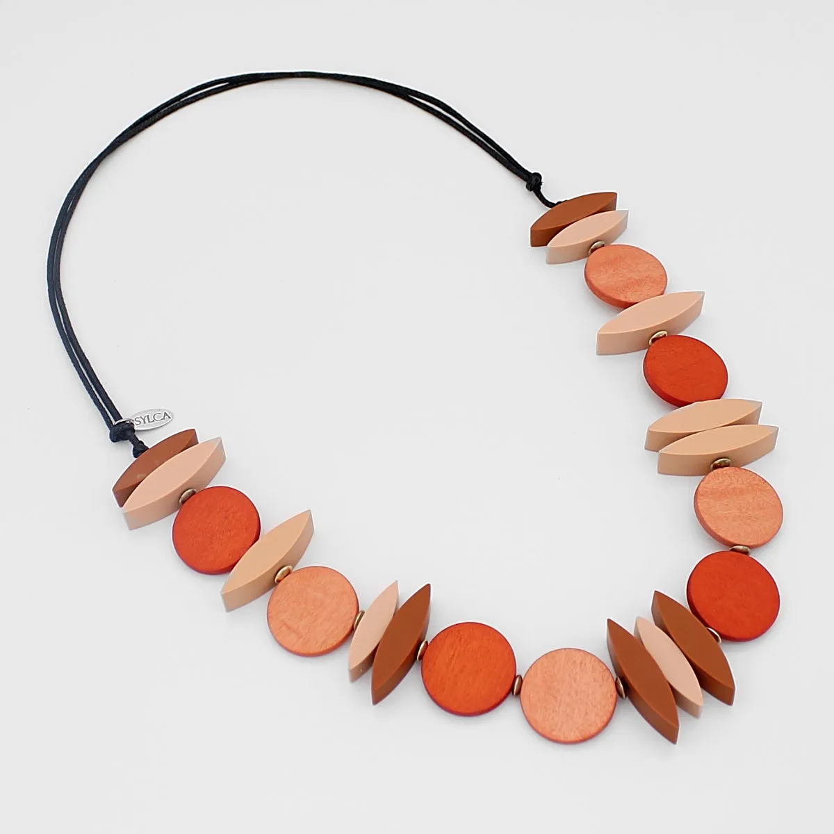 Isabel Shades of Orange Necklace