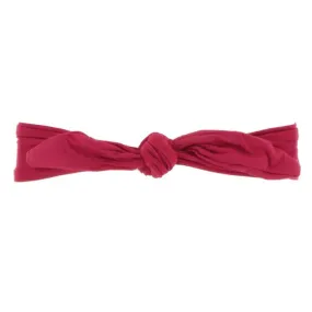 Kickee Pants Solid Bow Headband - Flag Red