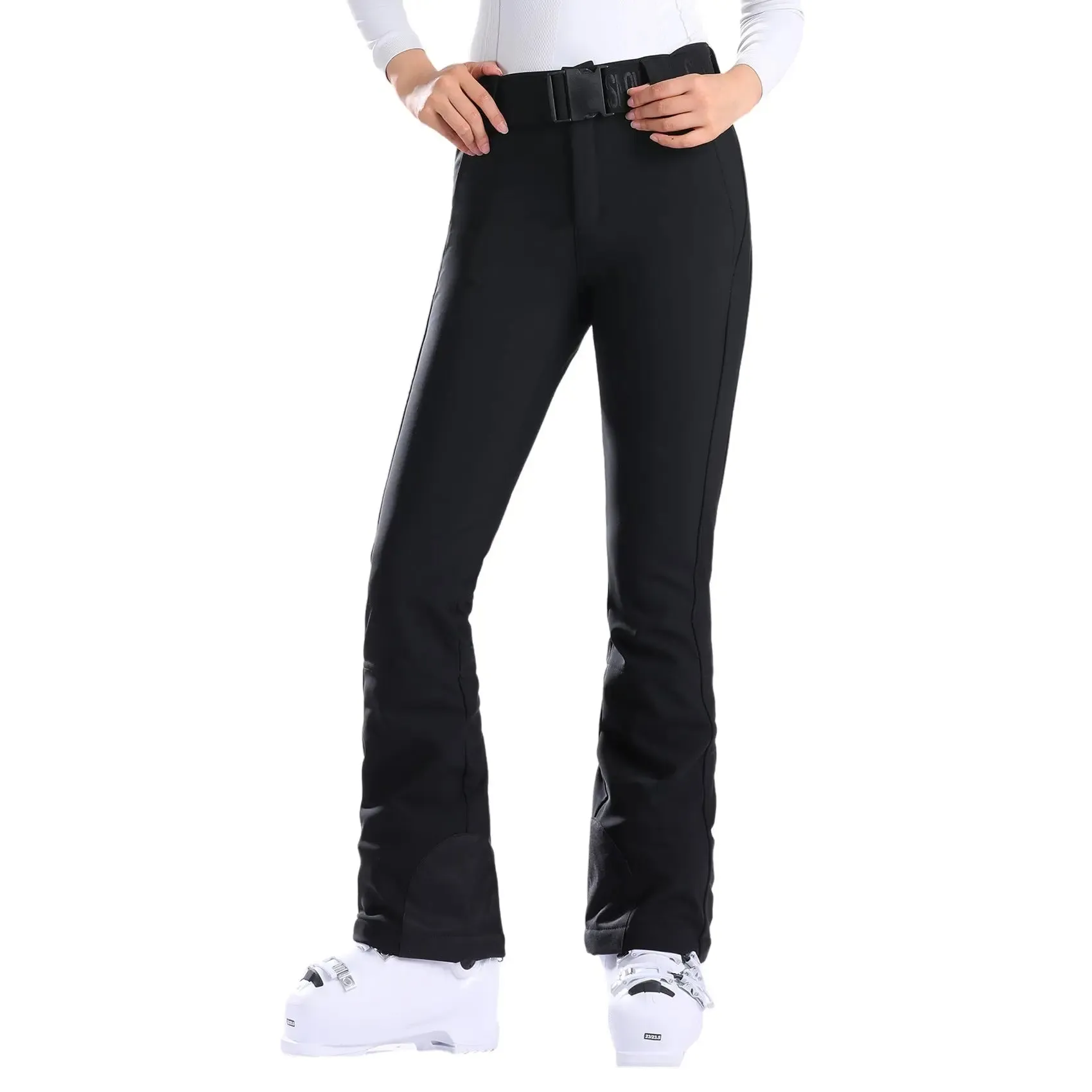 Ladies Slim Fit Ski Pants Thick Outdoor Snow Pants