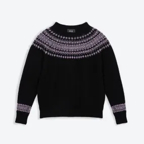 Lowie Black   Lilac Snow Jumper