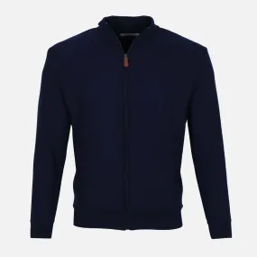 MEN REGULAR FIT SWEATER FULL ZIPPER