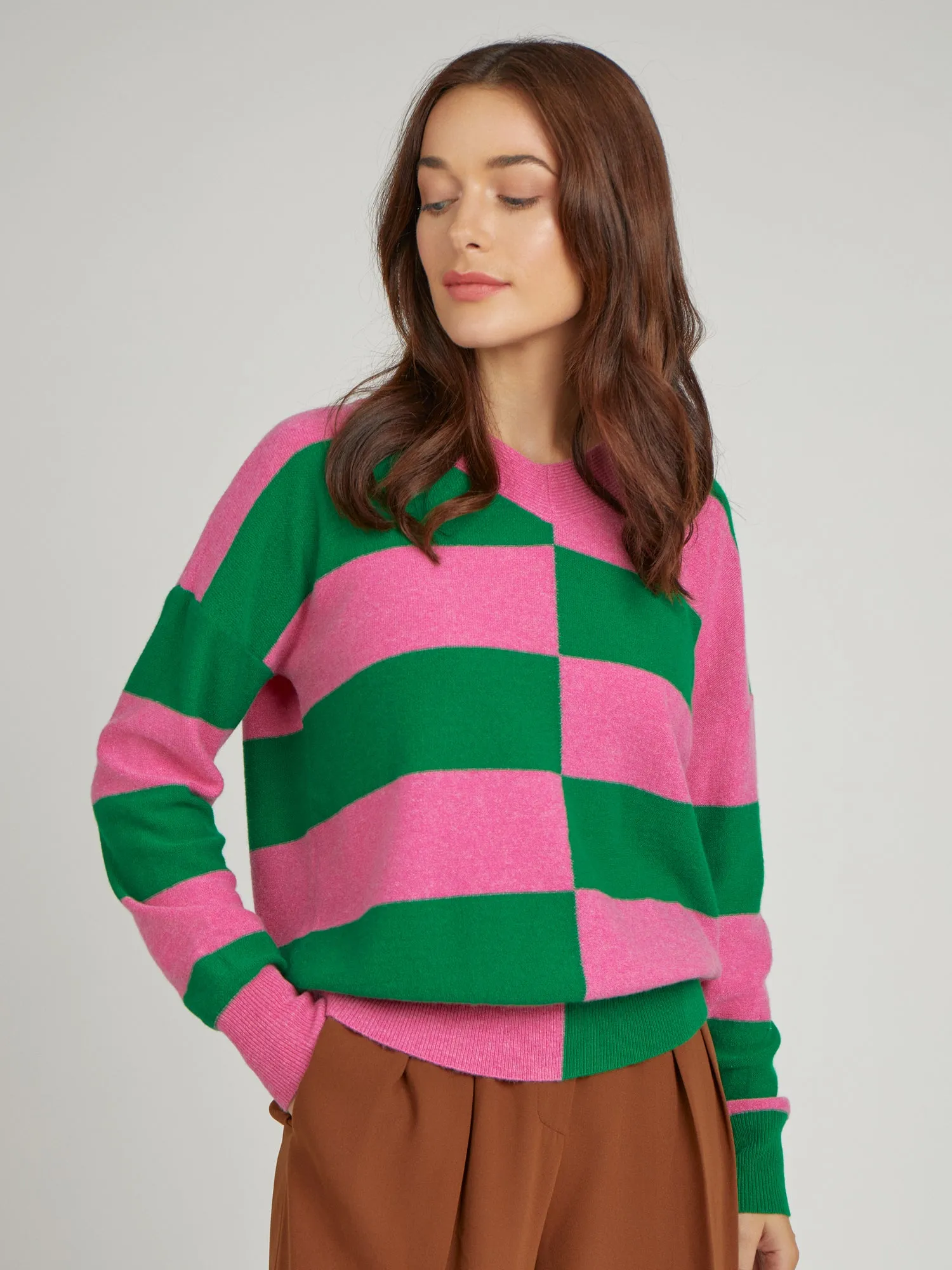 Murphy Sweet-Pea Pink Cashmere Jumper