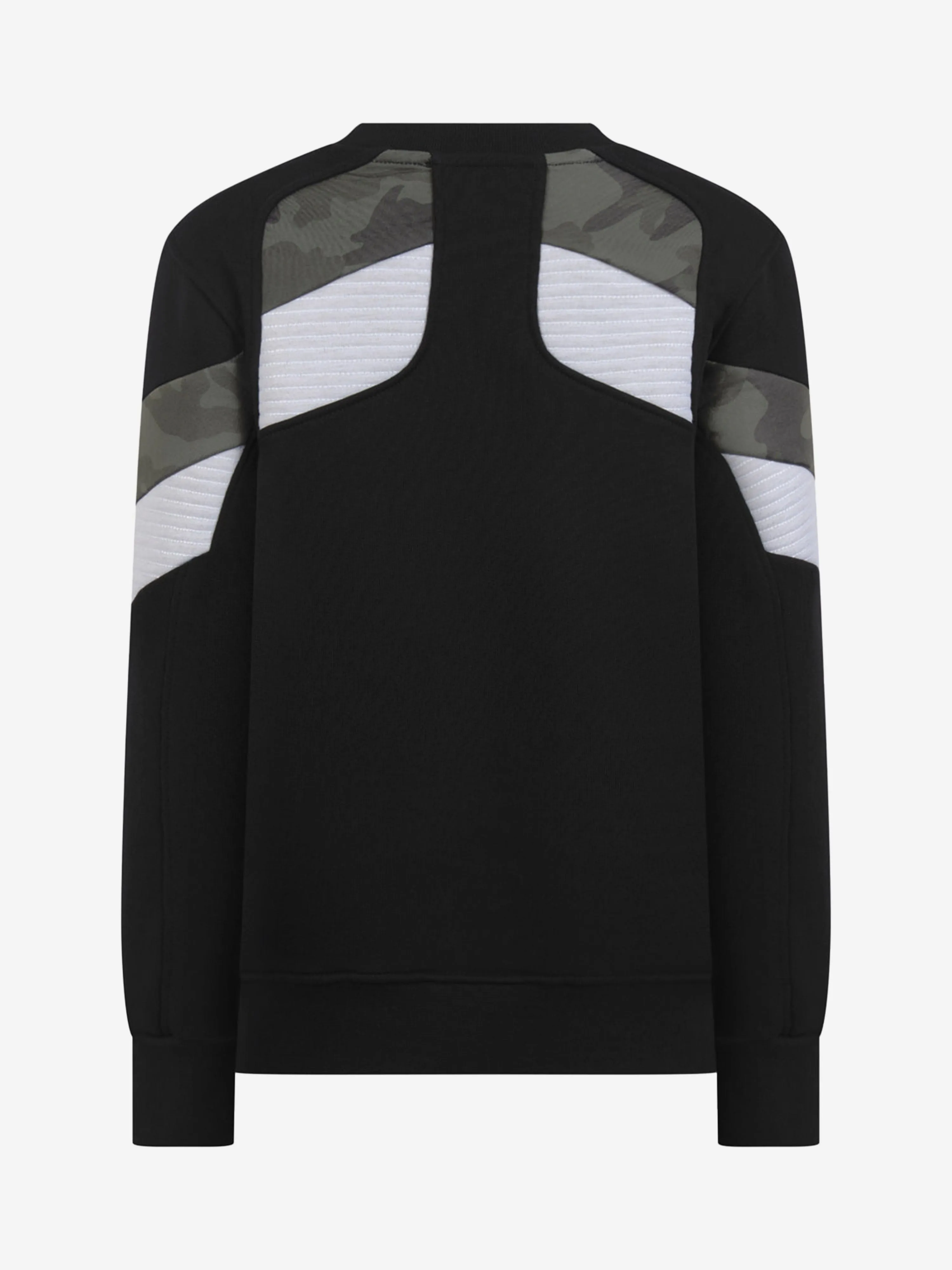 Neil Barrett Boys & Camouflage Trim Sweater