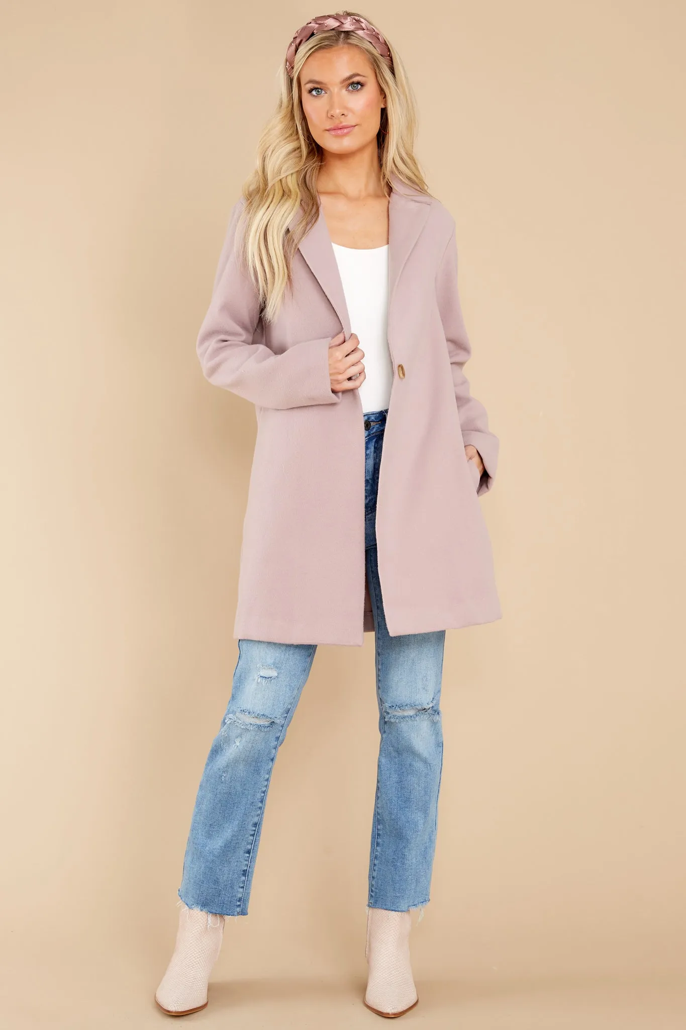 New York Nights Mauve Coat