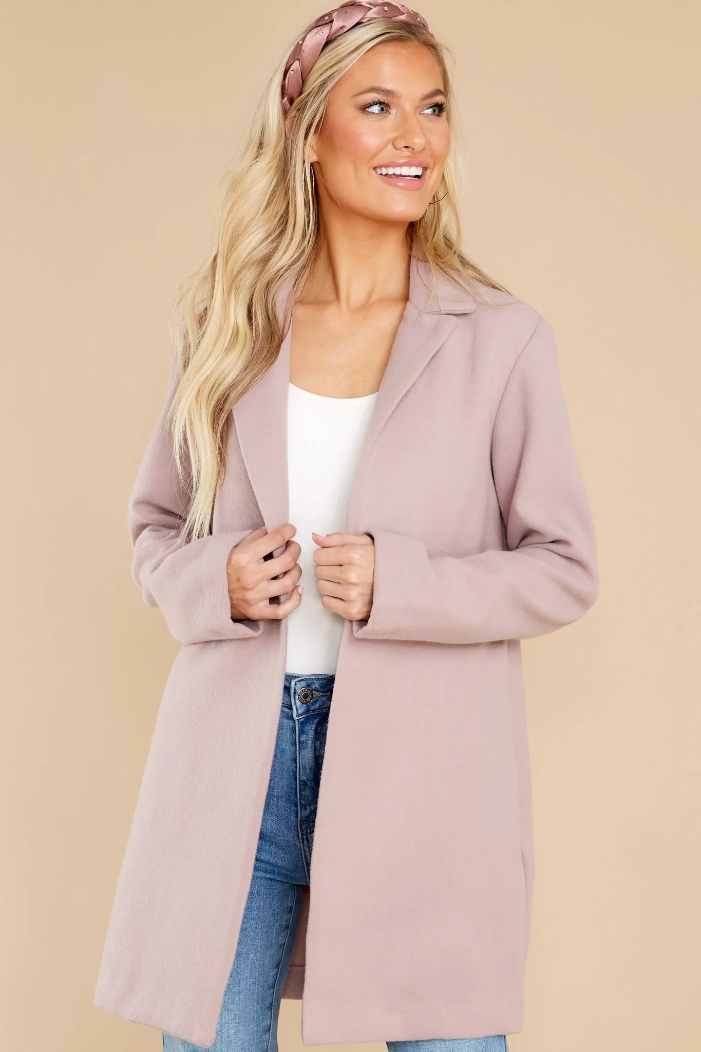 New York Nights Mauve Coat