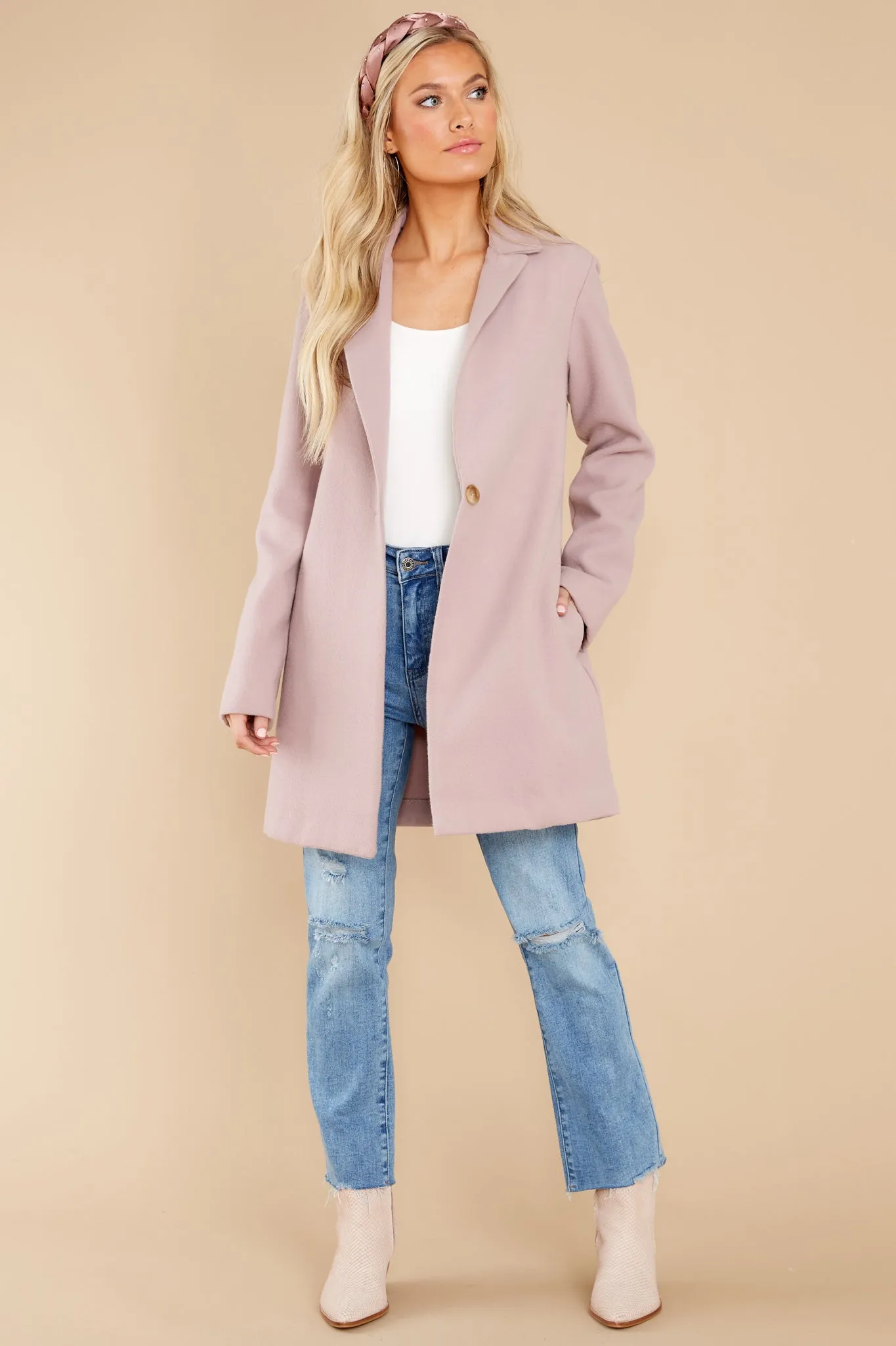 New York Nights Mauve Coat