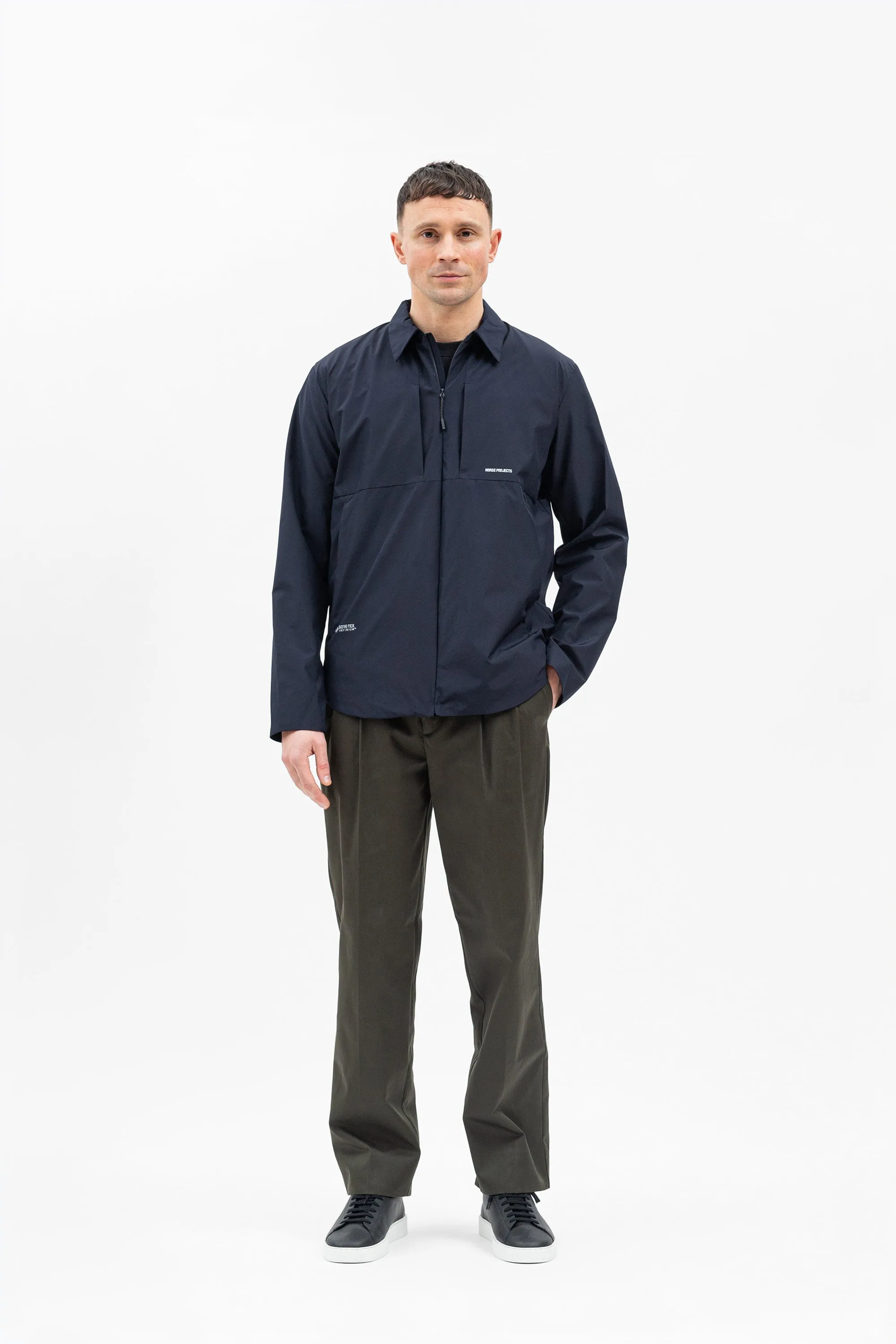 Norse Projects Jens Gore-Tex Infinium Insulated Shirt Jkt - Navy