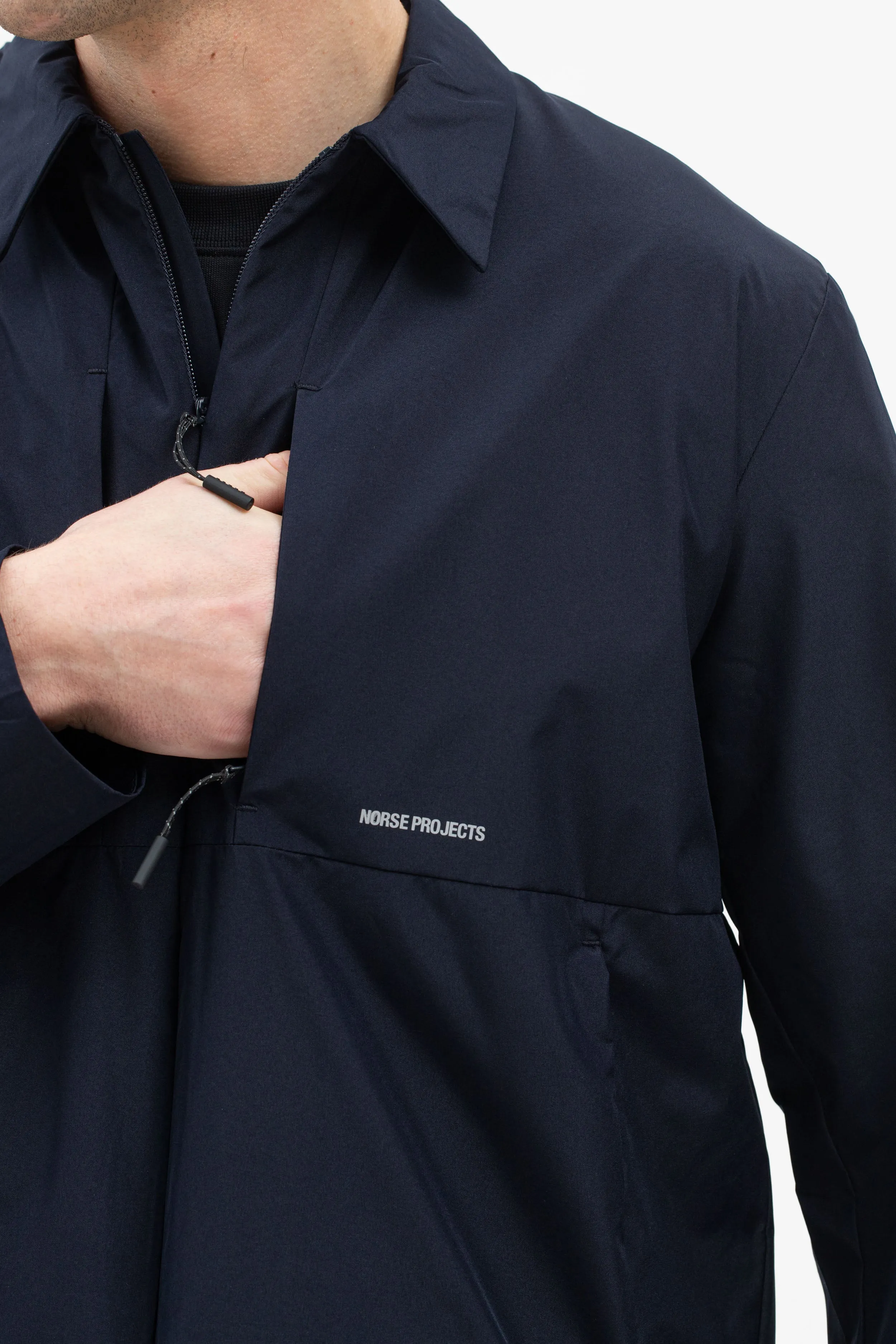 Norse Projects Jens Gore-Tex Infinium Insulated Shirt Jkt - Navy