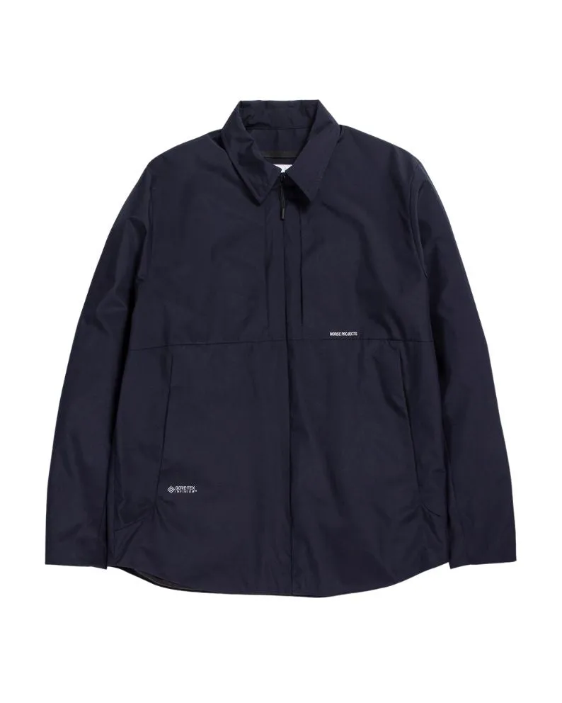 Norse Projects Jens Gore-Tex Infinium Insulated Shirt Jkt - Navy