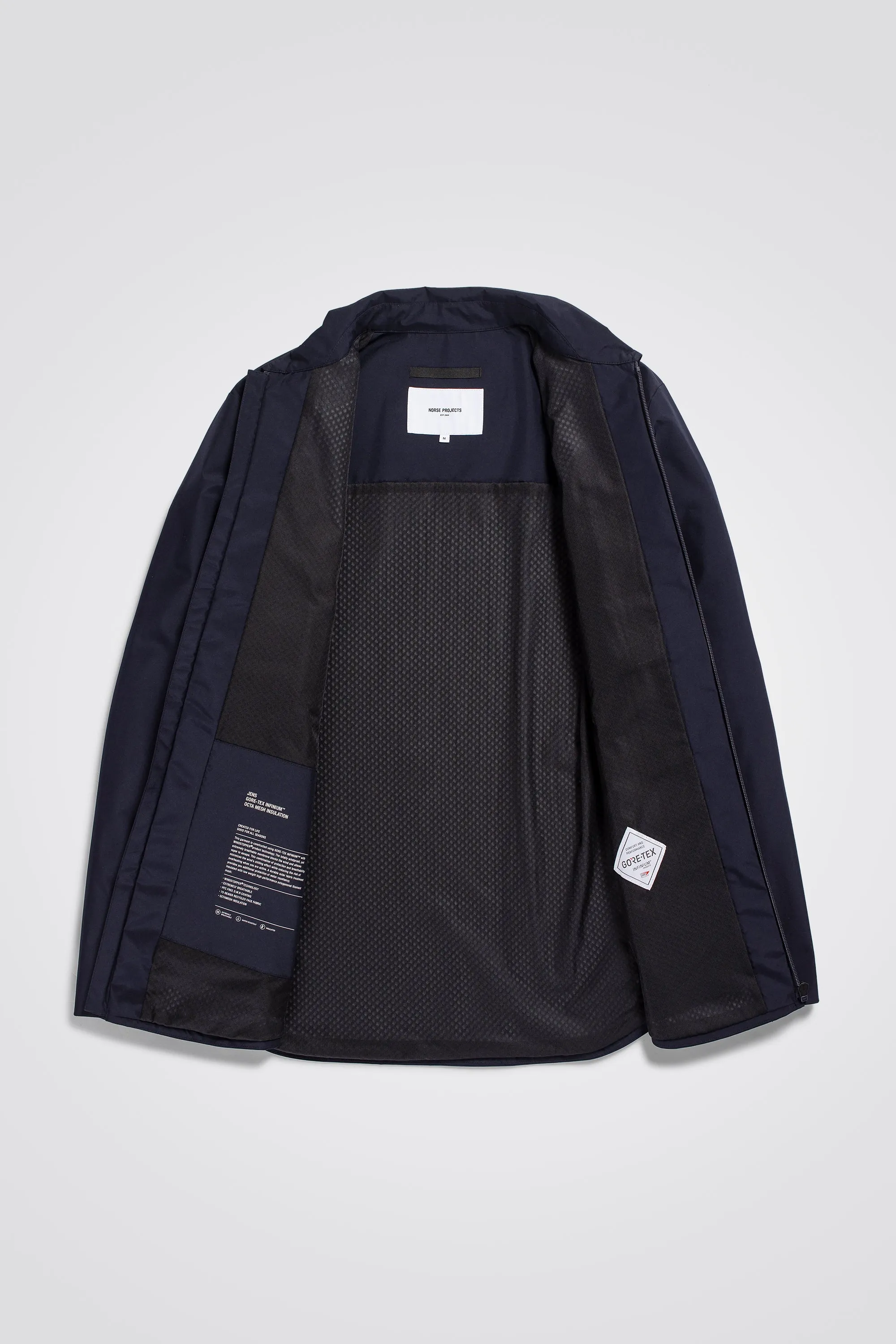 Norse Projects Jens Gore-Tex Infinium Insulated Shirt Jkt - Navy