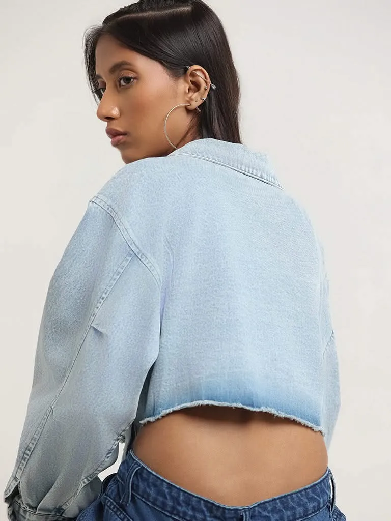 Nuon Blue Short Denim Jacket