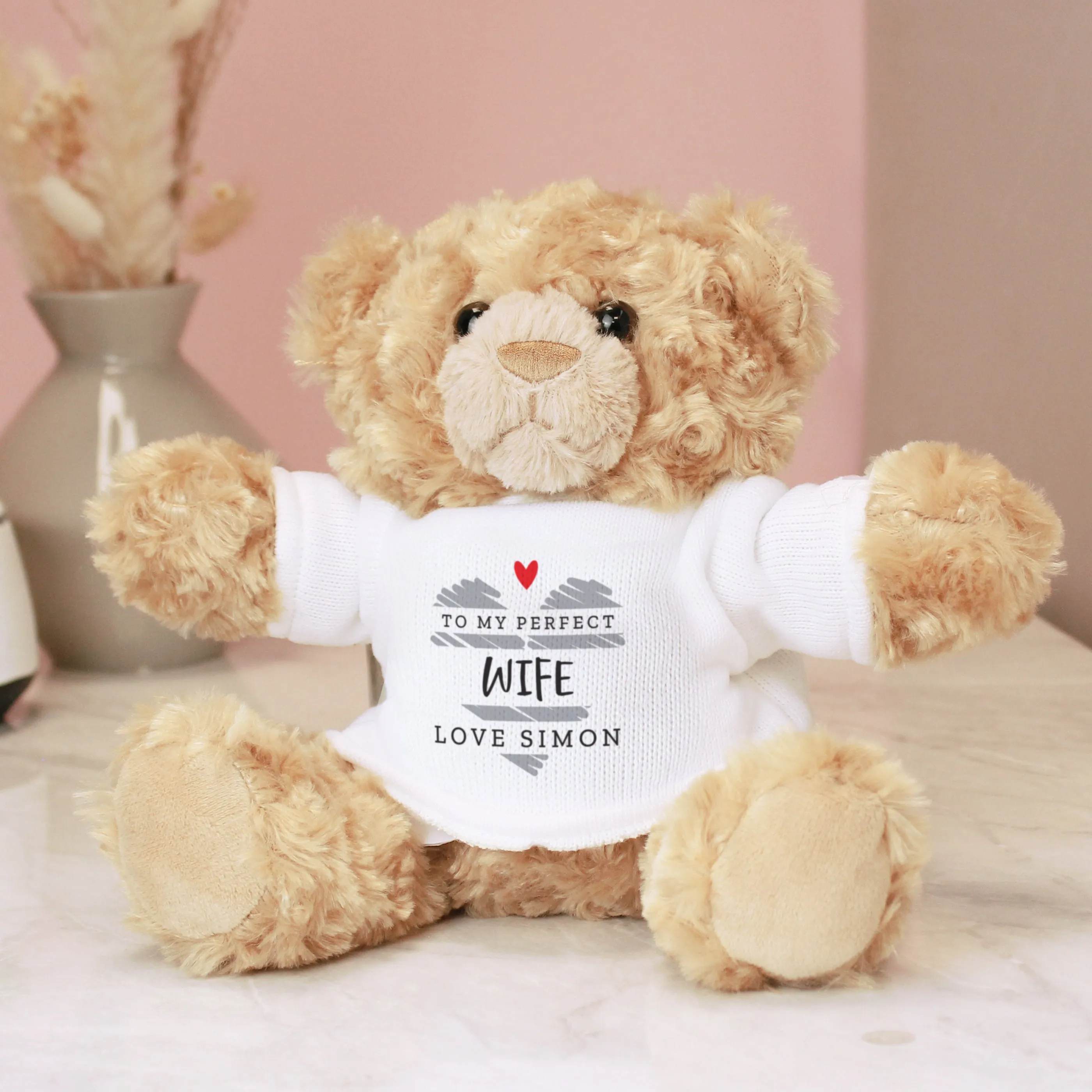 Personalised Valentine's Day Teddy Bear