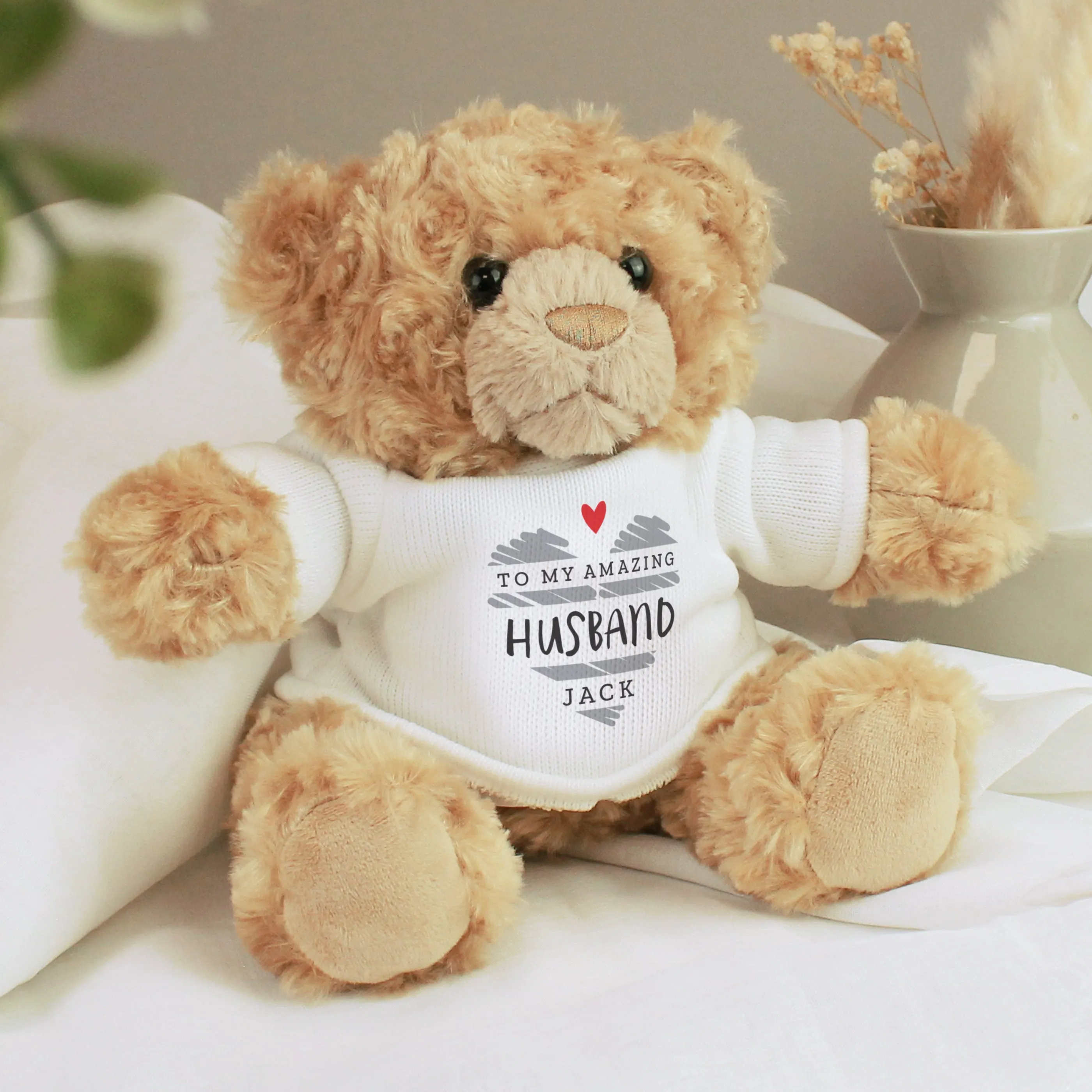 Personalised Valentine's Day Teddy Bear