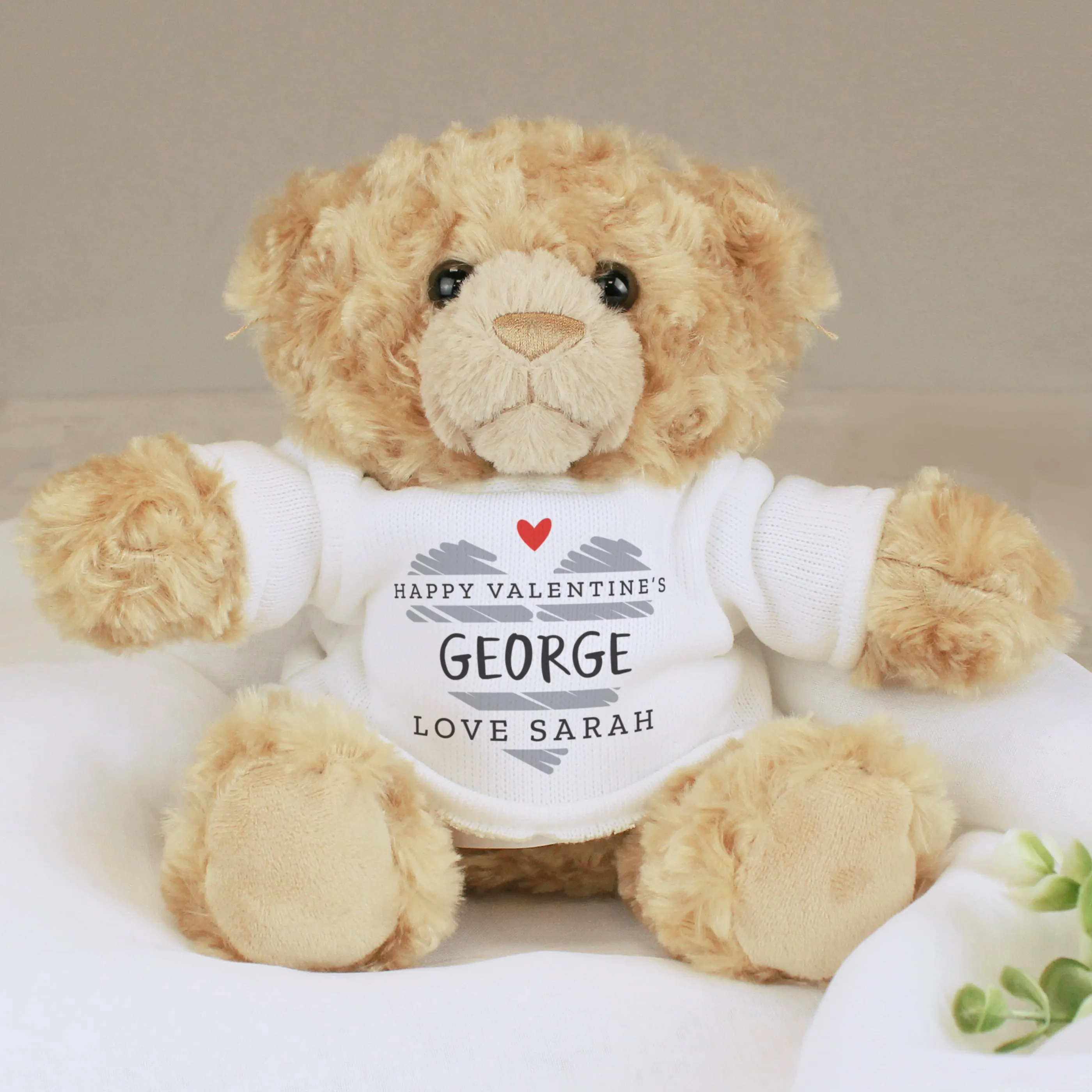 Personalised Valentine's Day Teddy Bear