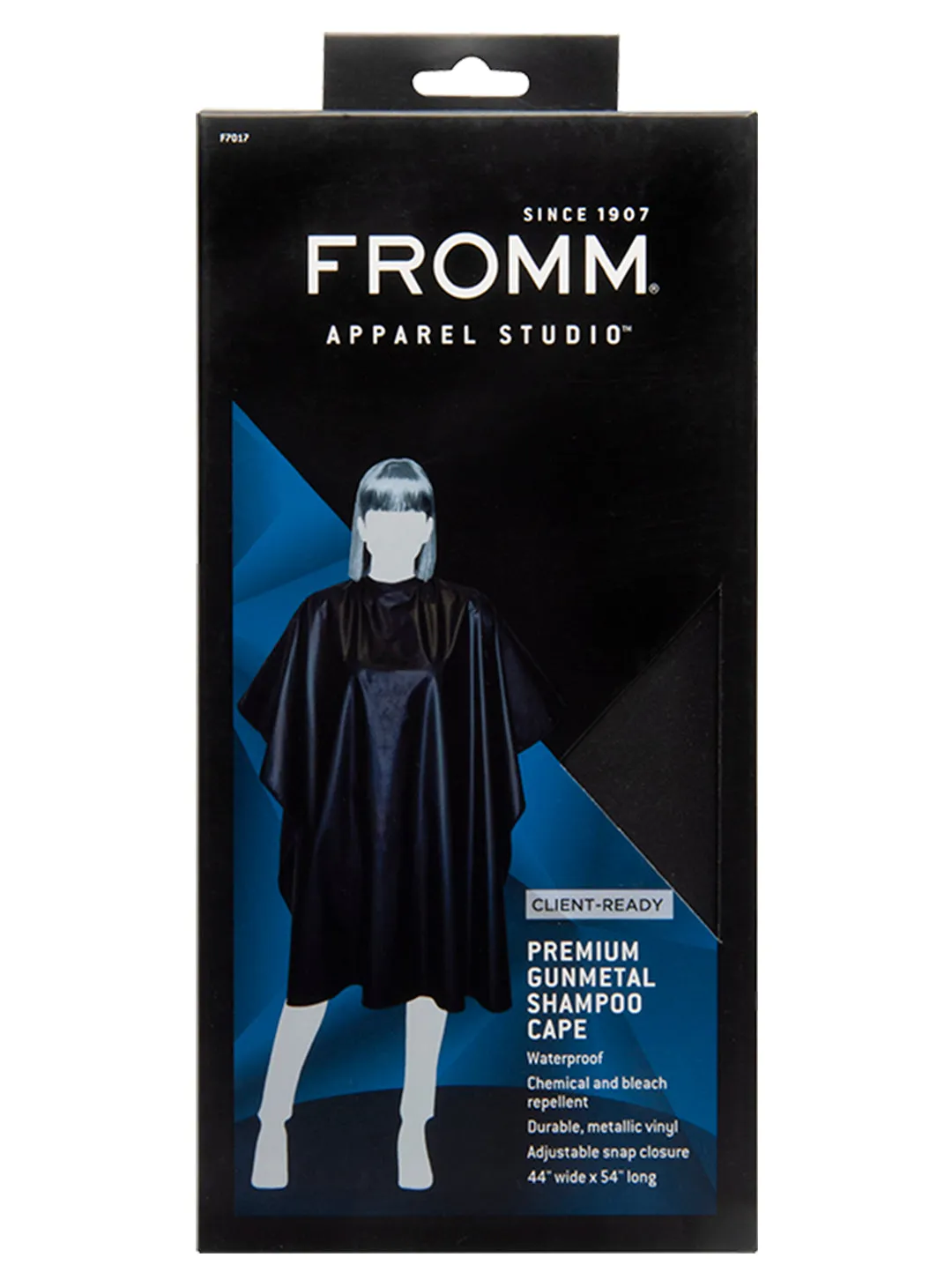 Premium Client Shampoo Cape - Gunmetal