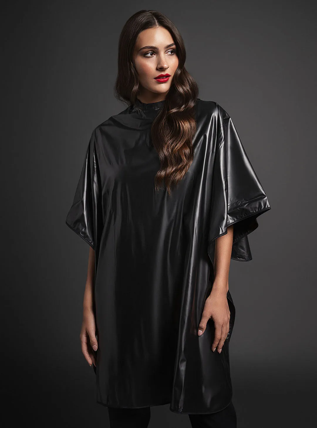 Premium Client Shampoo Cape - Gunmetal